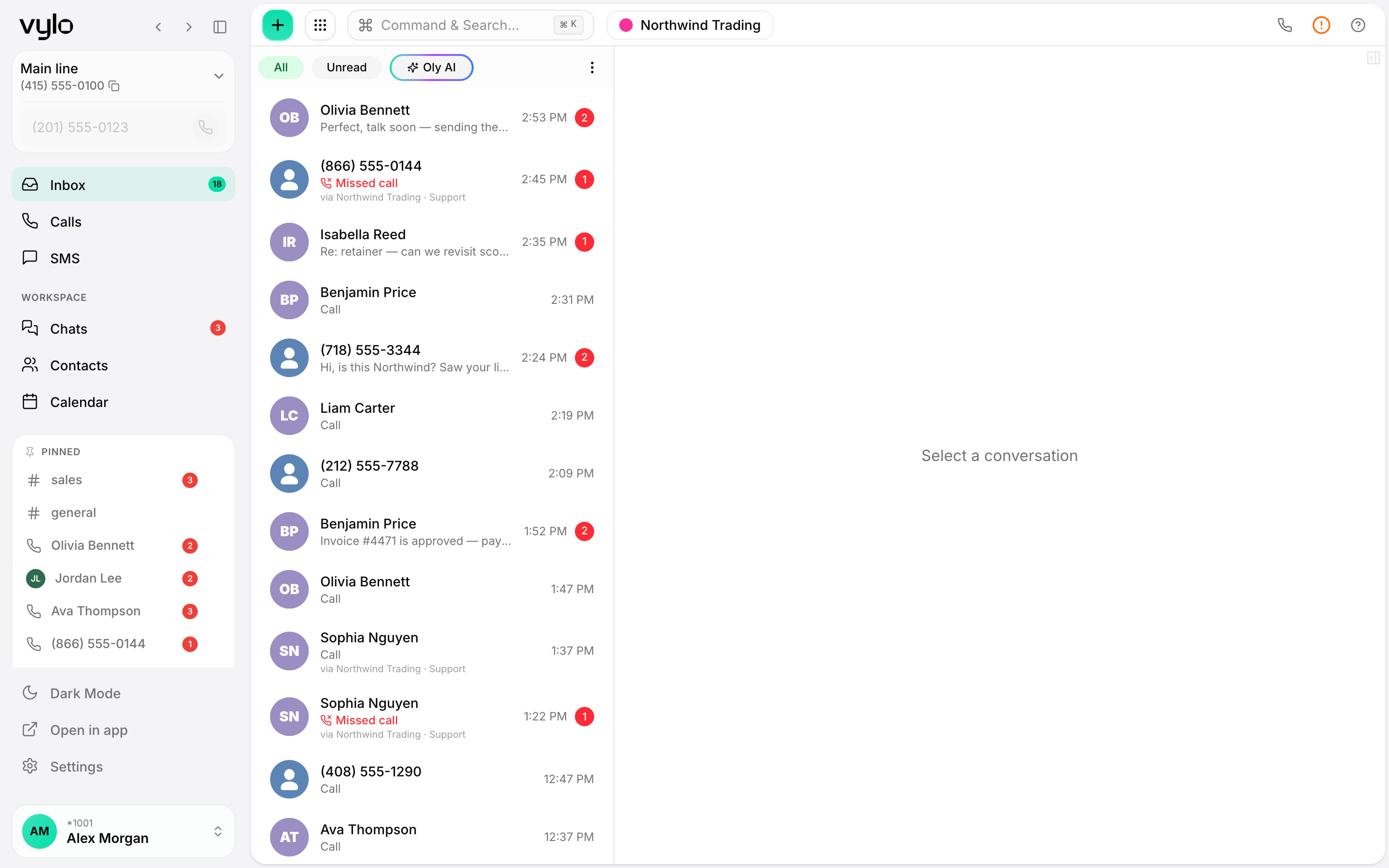 Every call and text in one thread